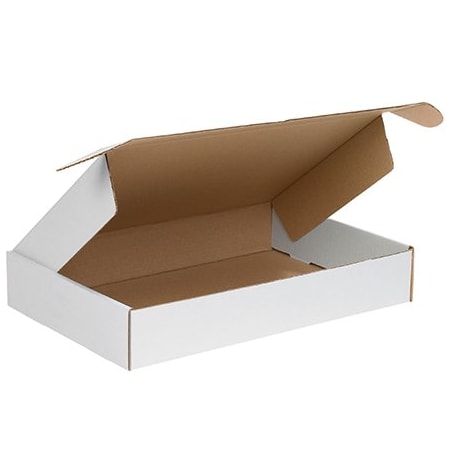 Bsc Preferred 18 x 12 x 3'' White Deluxe Literature Mailers, 25PK BUY00013405